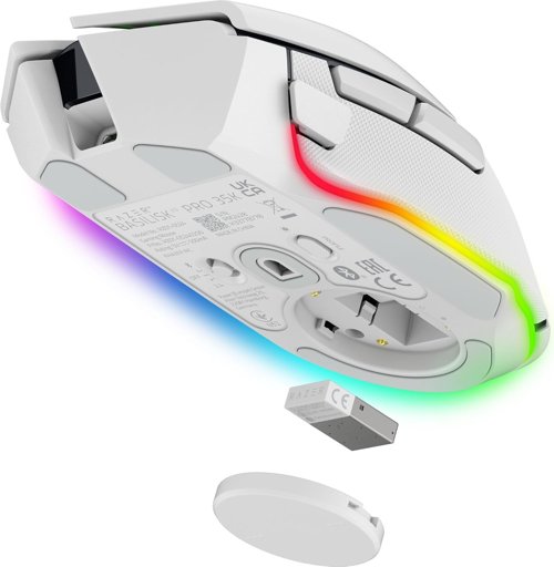 Razer Basilisk V3 Pro White Edition Ergonomic Wireless Gam