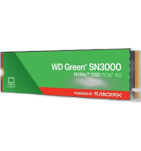 [INTC-DH200WDC47] SanDisk WD SSD Interno 2TB Green SN3000 NVMe 2280 PCIe Gen4