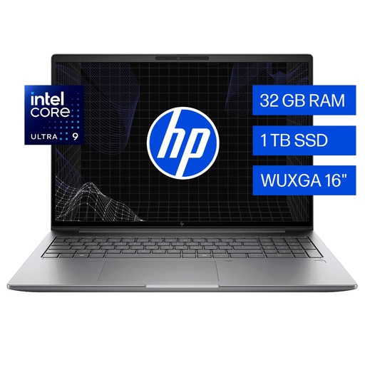 [INTC-NT030HPQ68] HP Zbook X 16in Core U9-285H 32GB DDR5 1TB RTX-2000 W11P